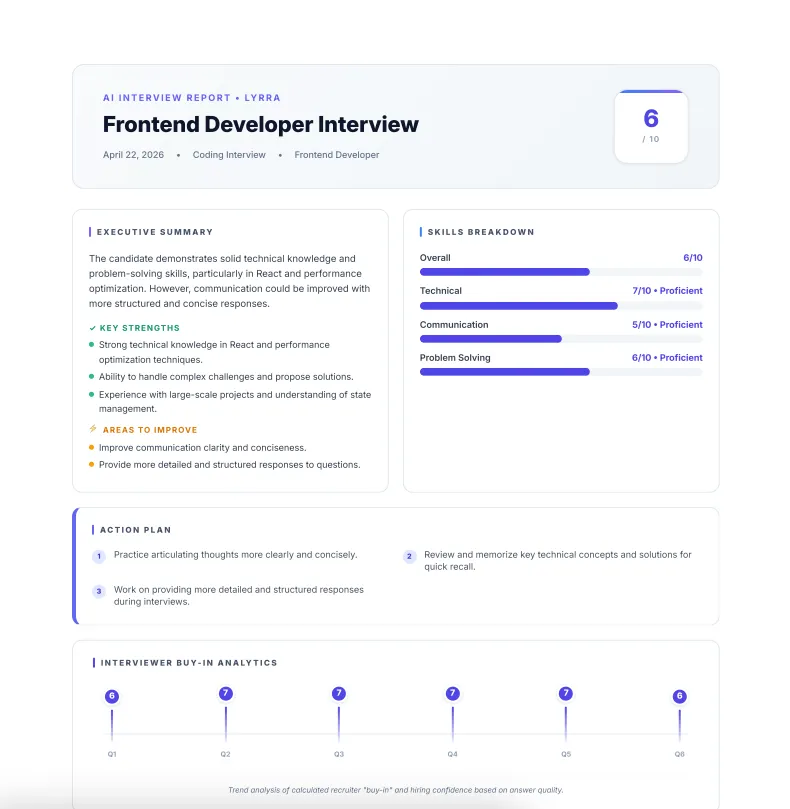 Image of the exported pdf feedback document